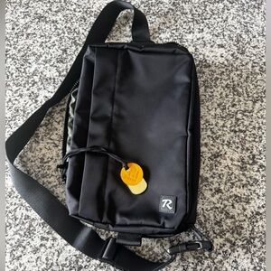 R. Riveter Black Crossbody Sling Bag - R Brand